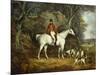 Viscount Rowland Hill on His Grey Hunter with the Shropshire Hunt-Richard Jones-Mounted Premium Giclee Print