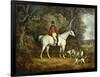 Viscount Rowland Hill on His Grey Hunter with the Shropshire Hunt-Richard Jones-Framed Premium Giclee Print