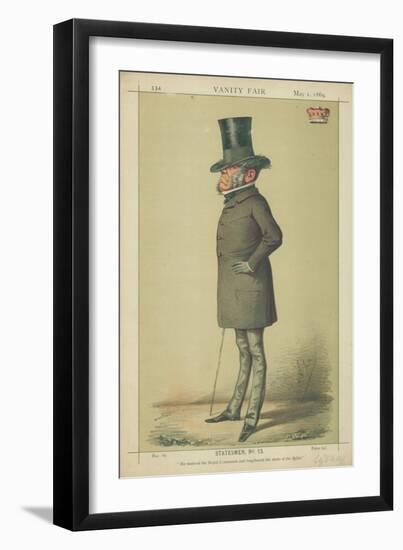 Viscount Sydney, He Received the Royal Commands and Lengthened the Skirts of the Ballet, 1 May…-Carlo Pellegrini-Framed Premium Giclee Print