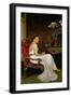 Viscountess Wimborne (Oil on Canvas)-John Lavery-Framed Giclee Print