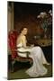 Viscountess Wimborne (Oil on Canvas)-John Lavery-Mounted Giclee Print