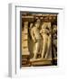 Vishnu and Lakshami, Sculptures on the Parshvinath Temple, Jain Group, Madhya Pradesh State, India-Richard Ashworth-Framed Photographic Print