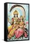 Vishnu and Lakshmi-null-Framed Stretched Canvas