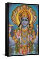 Vishnu and Nagas-null-Framed Stretched Canvas
