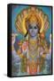 Vishnu and Nagas-null-Framed Stretched Canvas