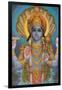 Vishnu and Nagas-null-Framed Art Print