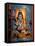 Vishnu Hindu God Mural, India-Dee Ann Pederson-Framed Stretched Canvas