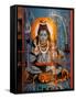 Vishnu Hindu God Mural, India-Dee Ann Pederson-Framed Stretched Canvas