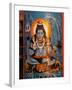 Vishnu Hindu God Mural, India-Dee Ann Pederson-Framed Premium Photographic Print