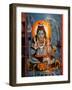 Vishnu Hindu God Mural, India-Dee Ann Pederson-Framed Photographic Print