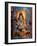 Vishnu Hindu God Mural, India-Dee Ann Pederson-Framed Photographic Print