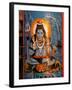 Vishnu Hindu God Mural, India-Dee Ann Pederson-Framed Photographic Print