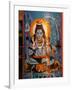 Vishnu Hindu God Mural, India-Dee Ann Pederson-Framed Photographic Print