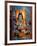 Vishnu Hindu God Mural, India-Dee Ann Pederson-Framed Photographic Print