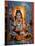 Vishnu Hindu God Mural, India-Dee Ann Pederson-Mounted Photographic Print