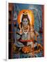 Vishnu Hindu God Mural, India-Dee Ann Pederson-Framed Photographic Print