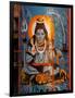 Vishnu Hindu God Mural, India-Dee Ann Pederson-Framed Photographic Print