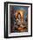 Vishnu Hindu God Mural, India-Dee Ann Pederson-Framed Premium Photographic Print