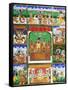 Vishnu in the Centre of His Ten Avatars, Jaipur, Rajasthan-null-Framed Stretched Canvas