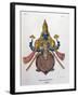 Vishnu, One of the Gods of the Hindu Trinity (Trimurt), 1828-null-Framed Giclee Print