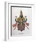 Vishnu, One of the Gods of the Hindu Trinity (Trimurt), 1828-null-Framed Giclee Print