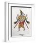 Vishnu, One of the Gods of the Hindu Trinity (Trimurt), 1828-null-Framed Giclee Print