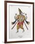 Vishnu, One of the Gods of the Hindu Trinity (Trimurt), 1828-null-Framed Giclee Print