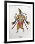 Vishnu, One of the Gods of the Hindu Trinity (Trimurt), 1828-null-Framed Giclee Print