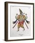 Vishnu, One of the Gods of the Hindu Trinity (Trimurt), 1828-null-Framed Giclee Print