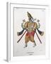 Vishnu, One of the Gods of the Hindu Trinity (Trimurt), 1828-null-Framed Giclee Print