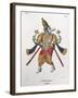 Vishnu, One of the Gods of the Hindu Trinity (Trimurt), 1828-null-Framed Giclee Print