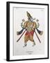 Vishnu, One of the Gods of the Hindu Trinity (Trimurt), 1828-null-Framed Giclee Print