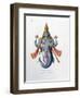 Vishnu, One of the Gods of the Hindu Trinity (Trimurt), C19th Century-A Geringer-Framed Giclee Print