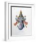 Vishnu, One of the Gods of the Hindu Trinity (Trimurt), C19th Century-A Geringer-Framed Giclee Print