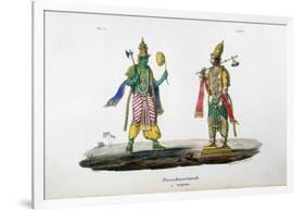 Vishnu One of the Gods of the Hindu Trinity (Trimurt), C19th Century-A Geringer-Framed Giclee Print