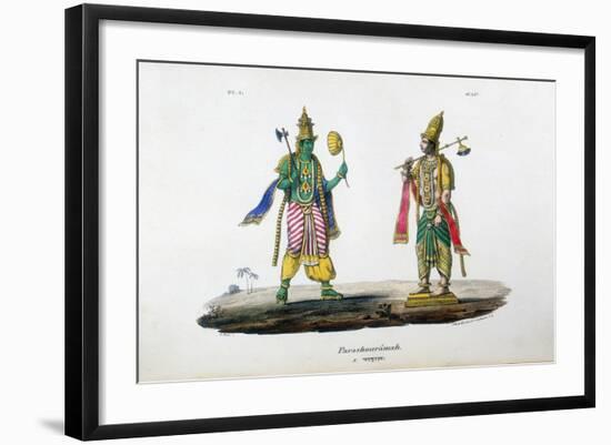 Vishnu One of the Gods of the Hindu Trinity (Trimurt), C19th Century-A Geringer-Framed Giclee Print