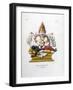 Vishnu, One of the Gods of the Hindu Trinity (Trimurt), C19th Century-A Geringer-Framed Giclee Print