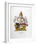 Vishnu, One of the Gods of the Hindu Trinity (Trimurt), C19th Century-A Geringer-Framed Giclee Print