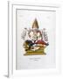 Vishnu, One of the Gods of the Hindu Trinity (Trimurt), C19th Century-A Geringer-Framed Giclee Print