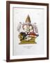 Vishnu, One of the Gods of the Hindu Trinity (Trimurt), C19th Century-A Geringer-Framed Giclee Print