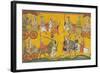 Vishnu Procession, C. 1755-null-Framed Giclee Print