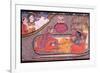 Vishnu Reclining on the Serpent Sesha, Attended by Lakshmi and Watched over by Siva and Parvati,…-null-Framed Giclee Print