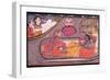 Vishnu Reclining on the Serpent Sesha, Attended by Lakshmi and Watched over by Siva and Parvati,…-null-Framed Giclee Print