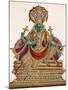Vishnu, Sheltered by the Five-Headed Shesha, One of the Primal Beings of Creation, from…-null-Mounted Giclee Print