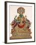 Vishnu, Sheltered by the Five-Headed Shesha, One of the Primal Beings of Creation, from…-null-Framed Giclee Print