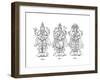 Vishnu, Shiva, and Brahma, 1847-Robinson-Framed Giclee Print