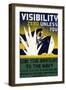 Visibility Zero Unless You Lend Your Binoculars to the Navy, 1942-null-Framed Giclee Print