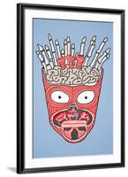 Visible Frylock Aqua Teen Hunger Force Television-null-Framed Art Print