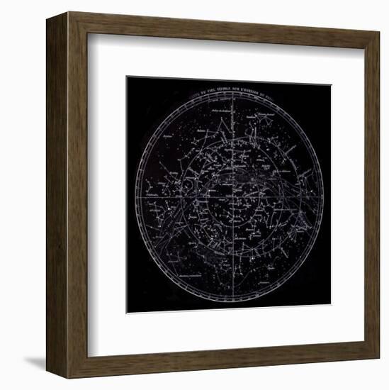 Visible Stars, French, 19th C.-null-Framed Art Print