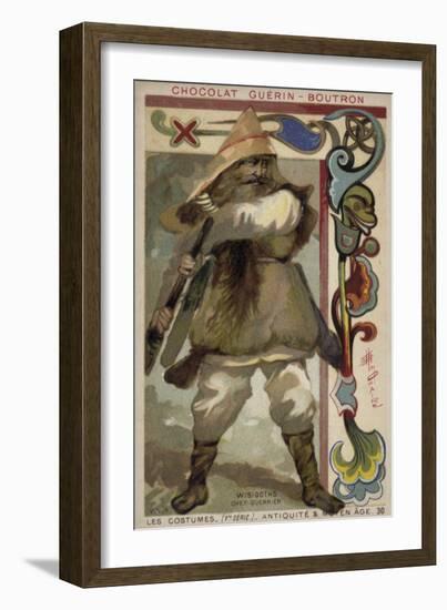 Visigoth Warrior Chieftain-null-Framed Giclee Print